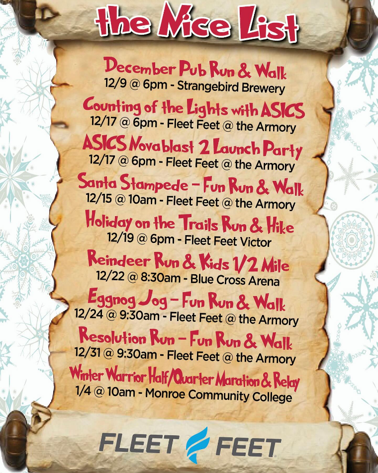 Fleet Feet The Nice List Activities Event Image