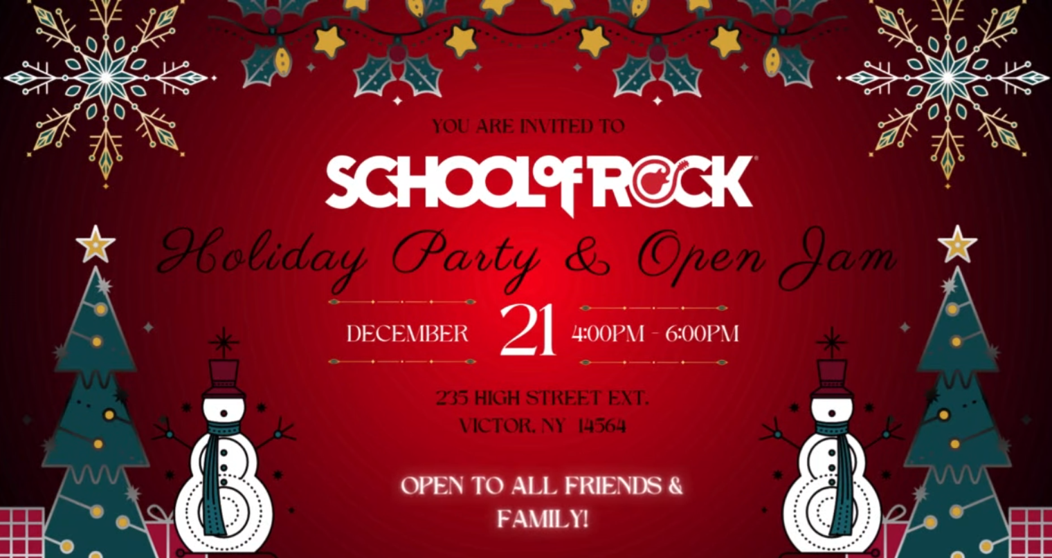 School of Rock Holiday Party & Open Jam Event Image