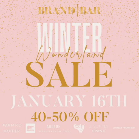 Brand Bar Winter Wonderland Sale Event Image