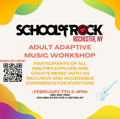 School of Rock Adult Adaptive Music Workshop Event Image